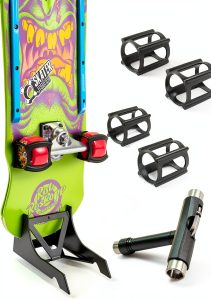 SkaterTrainer Skateboard Training Kit Beginner Adult Black-0