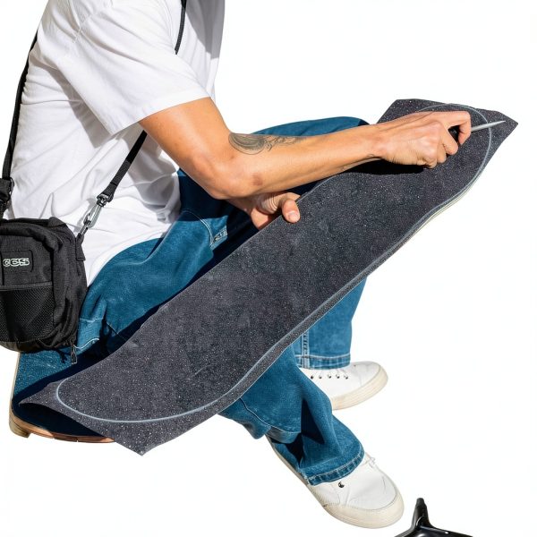 CCS Skateboard Grip Tape Sheet 9x33 Black Grip File Tool-4