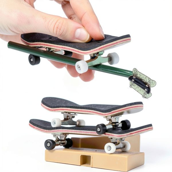 Zhehao Fingerboard Wheels 34mm Black White Skateboard Tools-5