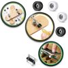 Zhehao Fingerboard Wheels 34mm Black White Skateboard Tools-2