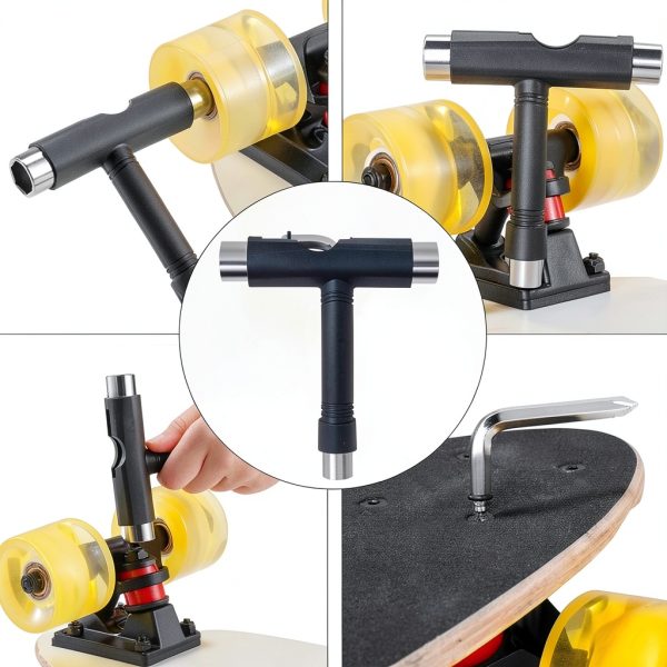 BESIY Skateboard Tool Metal Nylon All-in-One-5