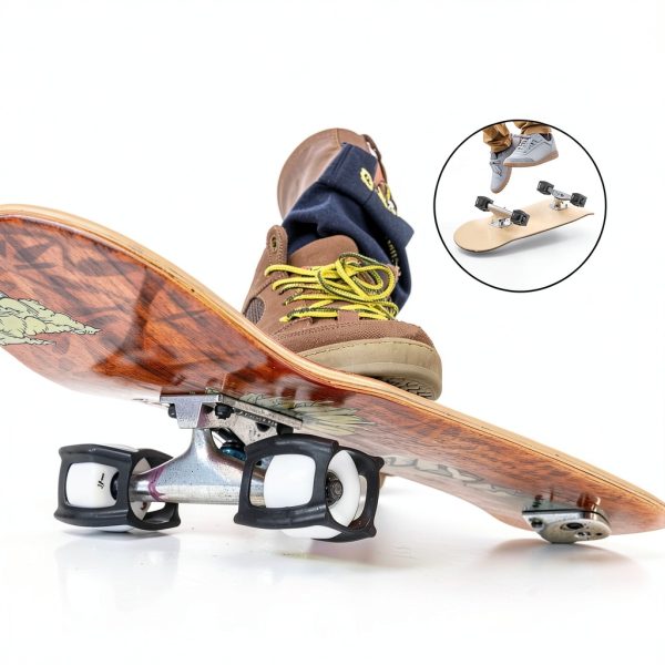 SkaterTrainer Skateboard Training Kit Beginner Adult Black-2
