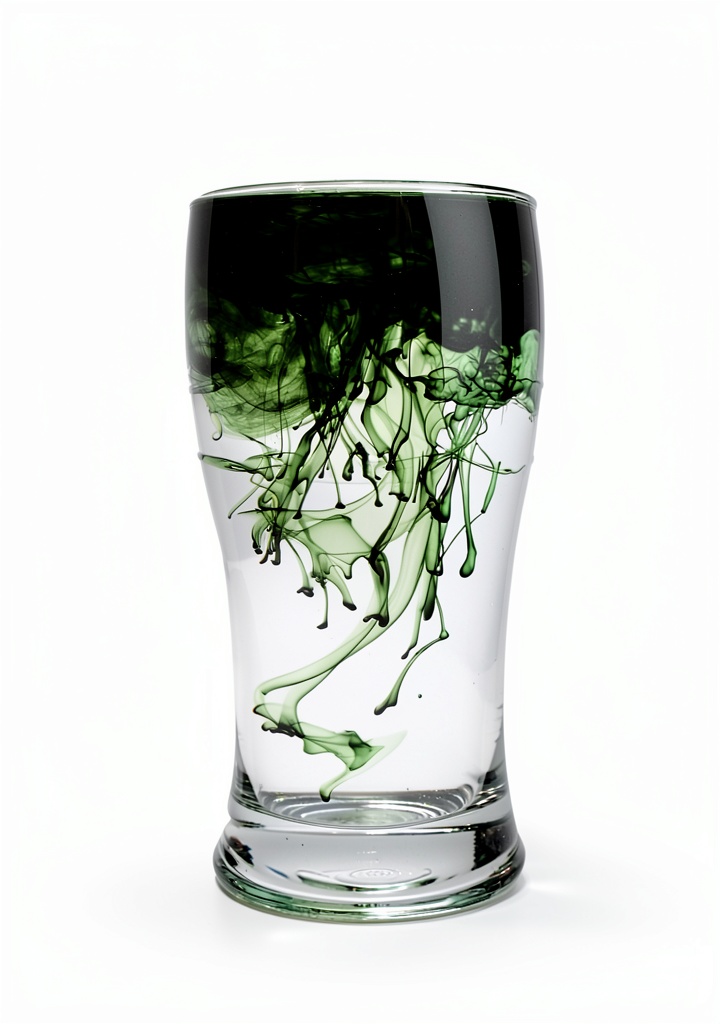 Reading Alkaline Institute Skin Ailments eBook on a tablet beside a glass of green smoothie