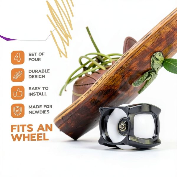 SkaterTrainer Skateboard Training Kit Beginner Adult Black-3