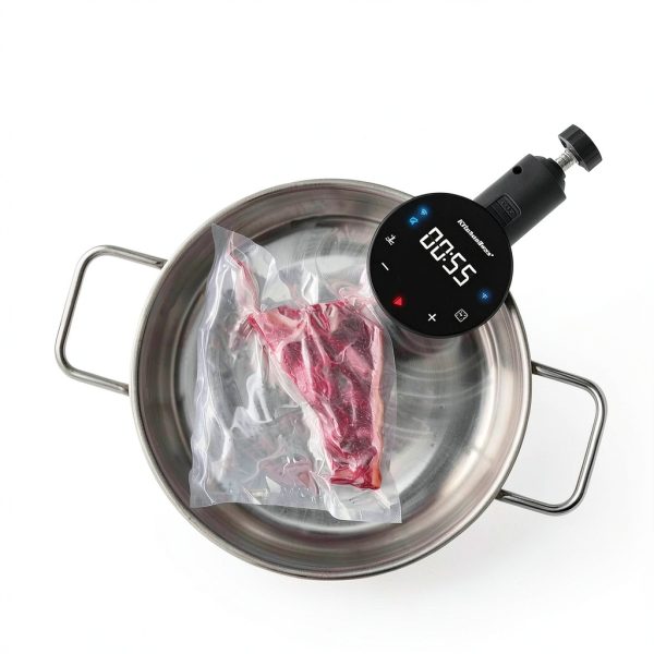 KitchenBoss Wifi Sous Vide Cooker G310Px Silver 1100W Quiet Circulator-5