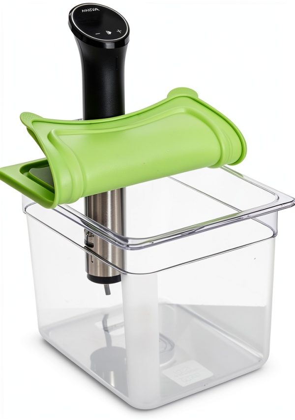 Sous Vide Container 12 Qt COSPARX Polycarbonate with Silicone Lid-0