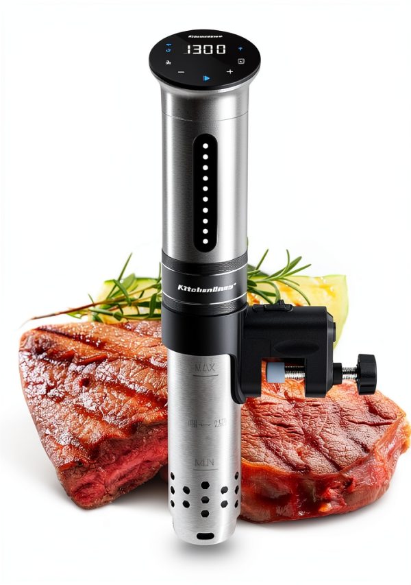 KitchenBoss Wifi Sous Vide Cooker G310Px Silver 1100W Quiet Circulator-0
