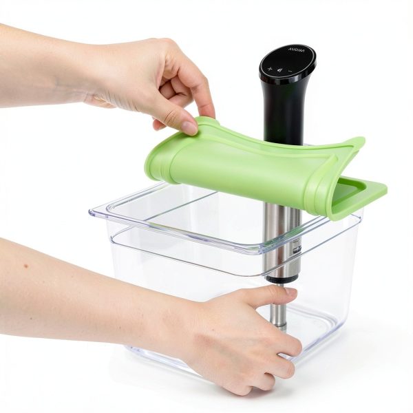 Sous Vide Container 12 Qt COSPARX Polycarbonate with Silicone Lid-1
