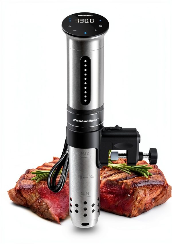 KitchenBoss Wifi Sous Vide Cooker G310 Silver 1100W Circulator-0