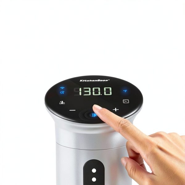 KitchenBoss Wifi Sous Vide Cooker G310Px Silver 1100W Quiet Circulator-1