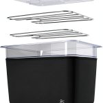 Sous Vide Container 12 quart with Rack and Greater Goods Onyx Black-0