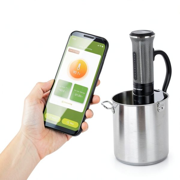 KitchenBoss Wifi Sous Vide Cooker G300Px Carbon Black 1100W Immersion-3
