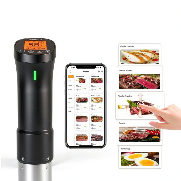 WIFI 2.4G Sous Vide Cooker InkSous Immersion Circulator 1000W 15L-2