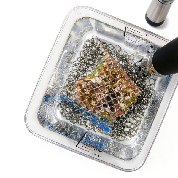 Sous Vide Sinker TopHat Stainless Steel Weight with Clips 1.2lb-6