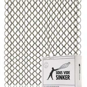 Sous Vide Sinker TopHat Stainless Steel Weight with Clips 1.2lb-0