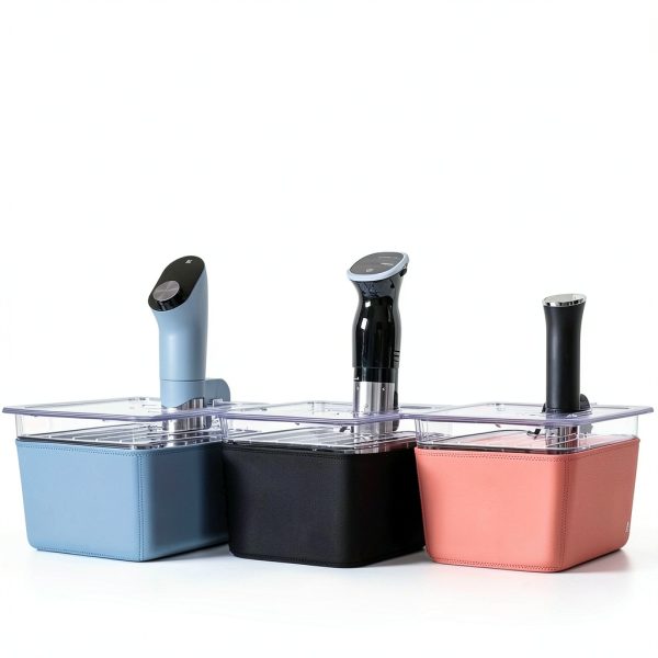Sous Vide Container 12 quart with Rack and Greater Goods Onyx Black-6