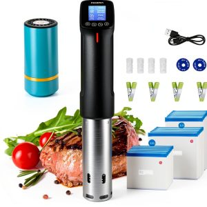 Inkbird WiFi Sous Vide Cooker 1000W with 44PCS Vacuum Sealer Kit-0