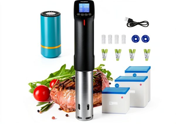Inkbird WiFi Sous Vide Cooker 1000W with 44PCS Vacuum Sealer Kit-0