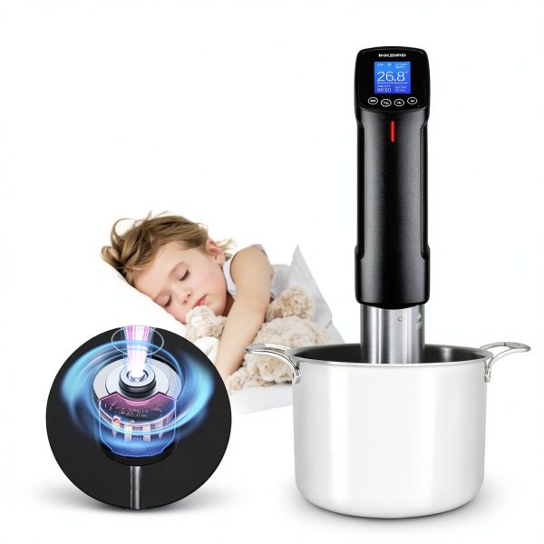 Inkbird WiFi Sous Vide Cooker 1000W with 44PCS Vacuum Sealer Kit-6