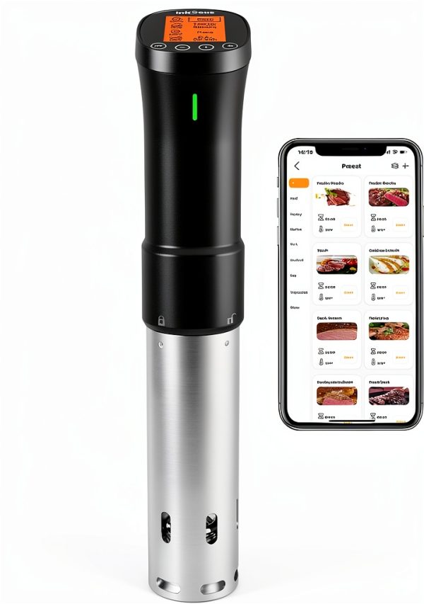 WIFI 2.4G Sous Vide Cooker InkSous Immersion Circulator 1000W 15L-0