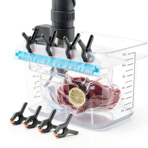 Sous Vide Cooking Clips Blulu 8 Pack Heavy Duty Plastic Clamp-0